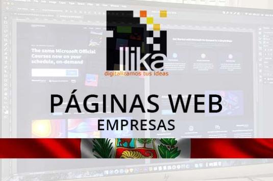 Páginas Web para Empresas, Organizaciones,  Instituciones y Corporaciones en Cusco y Perú