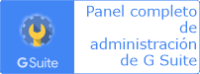 Con la consola de Administración Ud. administra G Suite en su organización